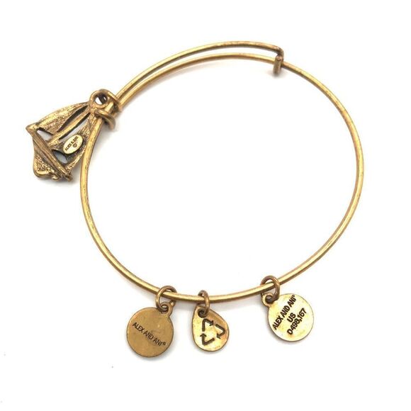 Alex and Ani Sailboat Charm Bracelet - Picture 2 of 3